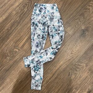 Lululemon kaleidofloral leggings 25” size 0